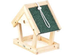 Royal Gardineer Vogelfutterhaus:Vogel-Futterhaus-Bausatz Aus Echtholz, Zum Aufhängen, 13-teilig -Rosenstein & Söhne Shop nx7879 3