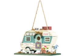 Royal Gardineer Wohnwagen Vogelhaus:Nistkasten In Wohnwagen-Optik Aus Holz, Mit Farbenfrohen Details -Rosenstein & Söhne Shop nx8331 2