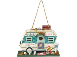 Royal Gardineer Wohnwagen Vogelhaus:Nistkasten In Wohnwagen-Optik Aus Holz, Mit Farbenfrohen Details -Rosenstein & Söhne Shop nx8331 3