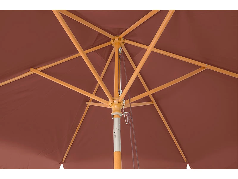 Royal Gardineer Sonnenschirm Knickbar:2er-Set Neigbare Sonnenschirme Mit Holzgestell, Ø 3 M, Taupe 7 Royal Gardineer Sonnenschirm Knickbar:2er-Set Neigbare Sonnenschirme Mit Holzgestell, Ø 3 M, Taupe – Bild 5