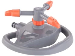 Royal Gardineer Rasensprinkler:Dreiarmiger Kreis-Rasensprenger Mit 10 Löchern, Für Flächen Bis 30 M² -Rosenstein & Söhne Shop nx9282 0