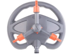 Royal Gardineer Rasensprinkler:Dreiarmiger Kreis-Rasensprenger Mit 10 Löchern, Für Flächen Bis 30 M² -Rosenstein & Söhne Shop nx9282 4
