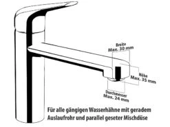 Royal Gardineer Schlauchadapter:Universal-Wasserhahn-Adapter Zum Anschluss Von Gartenschläuchen -Rosenstein & Söhne Shop nx9283 7