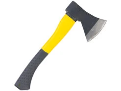 Semptec Axt:Universal-Beil Mit Fiberglas-Stiel Und Gummiertem Griff, 600 G