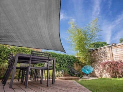 Royal Gardineer Sonnenschutz Balkon:Sonnensegel Für Balkon, Terrasse & Garten, Rechteckig, 3 X 4 M, Grau -Rosenstein & Söhne Shop nx9720 10