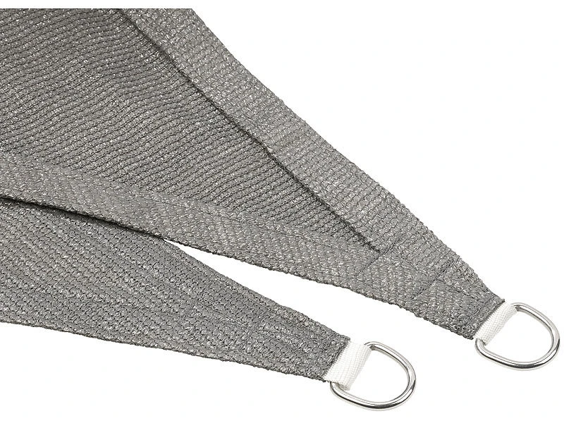 Royal Gardineer UV-Sonnen-Schutze:Sonnensegel Für Terrasse Und Garten, Dreieckig, 3 X 3 X 3 M, Grau 6 Royal Gardineer UV-Sonnen-Schutze:Sonnensegel Für Terrasse Und Garten, Dreieckig, 3 X 3 X 3 M, Grau – Bild 5