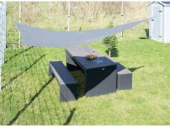 Royal Gardineer UV-Sonnen-Schutze:Sonnensegel Für Terrasse Und Garten, Dreieckig, 3 X 3 X 3 M, Grau 11 Royal Gardineer UV-Sonnen-Schutze:Sonnensegel Für Terrasse Und Garten, Dreieckig, 3 X 3 X 3 M, Grau -Rosenstein & Söhne Shop nx9721 7