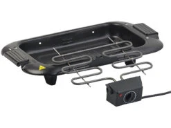 Rosenstein & Söhne Elektrostandgrill:Elektrischer 2in1-Stand- Und Tischgrill Mit Ablage-Tablett, 2.000 Watt -Rosenstein & Söhne Shop nx9741 13