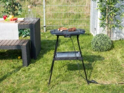 Rosenstein & Söhne Elektrostandgrill:Elektrischer 2in1-Stand- Und Tischgrill Mit Ablage-Tablett, 2.000 Watt -Rosenstein & Söhne Shop nx9741 15