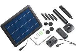 Royal Gardineer Solar Wasserpumpe:Teich- Und Springbrunnen-Pumpe Mit 4-Watt-Solarpanel Und Akkubetrieb -Rosenstein & Söhne Shop nx9776 2