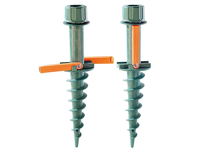 Royal Gardineer Sonnenschirmhalter:Universal-Sonnenschirmständer Mit Bodendübel, 2er-Set 4 Royal Gardineer Sonnenschirmhalter:Universal-Sonnenschirmständer Mit Bodendübel, 2er-Set – Bild 2