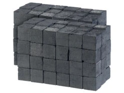 Duvence BBQ-Grill-Kohlen:Premium-Kokosnuss-Naturkohle Für Feuer- Und BBQ-Grill, 2 Kg