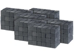 Duvence Briketts:Premium-Kokosnuss-Naturkohle Für Feuer- Und BBQ-Grill, 6 Kg