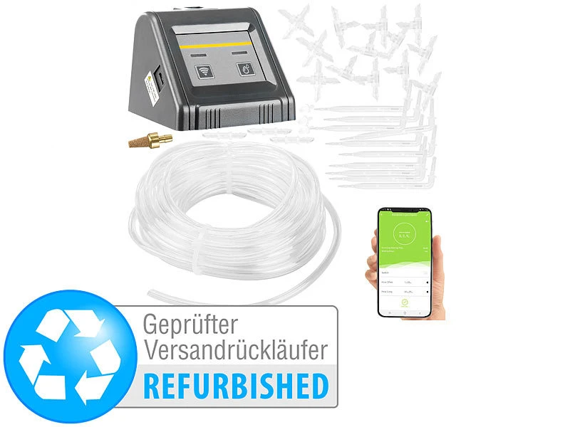 Royal Gardineer Bewässerung Balkonkasten:Automatische WLAN-Bewässerungsanlage Versandrückläufer 3 Royal Gardineer Bewässerung Balkonkasten:Automatische WLAN-Bewässerungsanlage Versandrückläufer