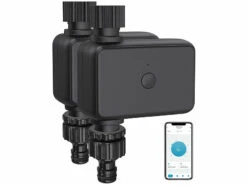 Royal Gardineer Bluetooth Ventil:2er-Set Programmierbarer Bewässerungscomputer Mit Bluetooth 5 & App -Rosenstein & Söhne Shop zx1195 22