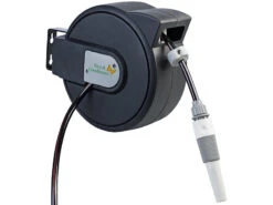 Royal Gardineer Schlauchaufroller:Gartenschlauch Mit Wand-Box Zum Automatischen Aufrollen, 9 M -Rosenstein & Söhne Shop zx1282 0