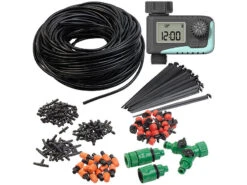 Royal Gardineer Bewässerung Garten:Digitaler Bewässerungscomputer Mit 136-teiliges Sprinkler Set