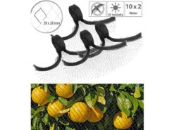 Royal Gardineer Vogelabwehrnetz:4er-Set Vogelschutznetze Für Obstbäume, 10 X 2 Meter, 28x28 Mm Maschen