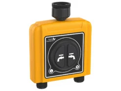 Royal Gardineer WiFi Bewässerung:WLAN-Bewässerungscomputer Mit 2 Dual-Ventilen, 2-fach-Wasserverteiler -Rosenstein & Söhne Shop zx5182 1 1