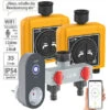 Royal Gardineer WiFi Bewässerung:WLAN-Bewässerungscomputer Mit 2 Dual-Ventilen, 2-fach-Wasserverteiler -Rosenstein & Söhne Shop zx5183 8