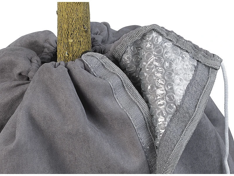 Royal Gardineer Winterschutzvliese:4er-Set Thermo-Topfschutz Für Pflanzen, 40x40 Cm, Drainage, Anthrazit 8 Royal Gardineer Winterschutzvliese:4er-Set Thermo-Topfschutz Für Pflanzen, 40x40 Cm, Drainage, Anthrazit – Bild 6