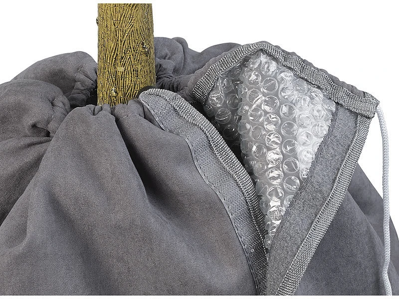 Royal Gardineer Wintervliese:4er-Set Thermo-Topfschutz Für Pflanzen, 50x45 Cm, Drainage, Anthrazit 8 Royal Gardineer Wintervliese:4er-Set Thermo-Topfschutz Für Pflanzen, 50x45 Cm, Drainage, Anthrazit – Bild 6