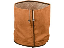 Royal Gardineer Winterschutzvlies:4er-Set Thermo-Topfschutz Für Pflanzen, 40x40 Cm, Mit Drainage, Braun -Rosenstein & Söhne Shop zx6080 0 1