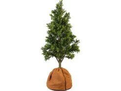 Royal Gardineer Winterschutzvlies:4er-Set Thermo-Topfschutz Für Pflanzen, 40x40 Cm, Mit Drainage, Braun -Rosenstein & Söhne Shop zx6080 2 1