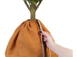 Royal Gardineer Kübelabdeckung:2er Set Thermo-Topfschutz Für Pflanzen,40 X 40 Cm,mit Drainage,braun -Rosenstein & Söhne Shop zx6080 3