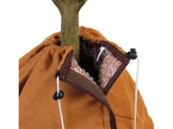 Royal Gardineer Winterschutzvlies:4er-Set Thermo-Topfschutz Für Pflanzen, 40x40 Cm, Mit Drainage, Braun -Rosenstein & Söhne Shop zx6080 5 1