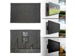 Infactory TV-Schutzhüllen:Outdoor-TV-Abdeckung, Für Geräte Mit 55" - 58", Wetterfest, Schwarz -Rosenstein & Söhne Shop zx6347 9