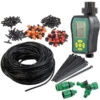 Royal Gardineer Bewässerung System:136-teiliges Pflanzen-Bewässerungs-Set, Inkl. Bewässerungsuhr