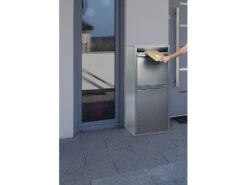 AGT Stand-Paketbriefkasten Mit Rückholsperre, Stahlblech, 2 Schlüssel -Rosenstein & Söhne Shop zx7131 1 1