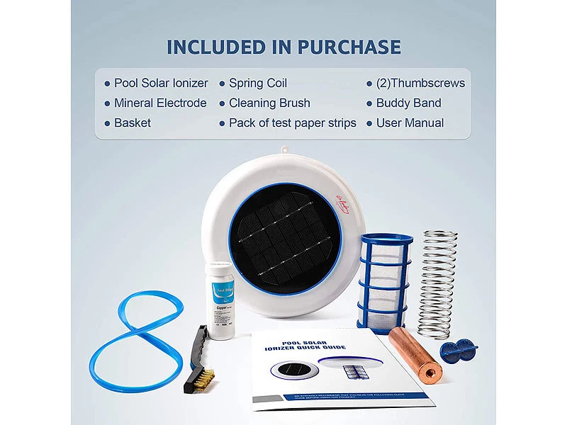 Infactory Poolzubehör:Solarbetriebener Pool-Ionisator, Kupferanode, Bis 160.000 Liter, IP45 10 Infactory Poolzubehör:Solarbetriebener Pool-Ionisator, Kupferanode, Bis 160.000 Liter, IP45 – Bild 8