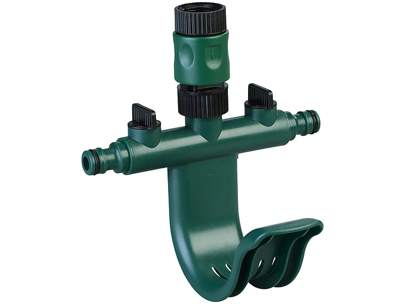 Royal Gardineer Wasserverteiler Schlauch:Regulierbarer 2-fach-Wasserverteiler Mit Praktischer Schlauchhalterung 7 Royal Gardineer Wasserverteiler Schlauch:Regulierbarer 2-fach-Wasserverteiler Mit Praktischer Schlauchhalterung – Bild 5
