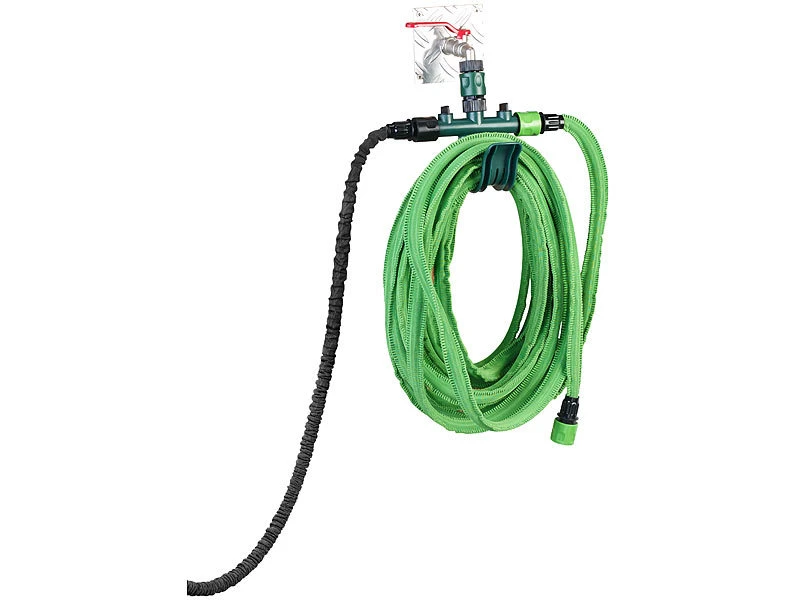 Royal Gardineer Wasserverteiler Schlauch:Regulierbarer 2-fach-Wasserverteiler Mit Praktischer Schlauchhalterung 8 Royal Gardineer Wasserverteiler Schlauch:Regulierbarer 2-fach-Wasserverteiler Mit Praktischer Schlauchhalterung – Bild 6