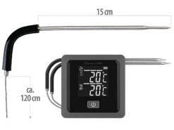 Rosenstein & Söhne Grillthermometer:Smartes Grill- & Bratenthermometer, 0-300 °C, Bluetooth, App -Rosenstein & Söhne Shop zx7154 16