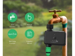 Royal Gardineer Wasserhahn App:4er-Set Bewässerungscomputer Mit WLAN-Gateway & App-Steuerung -Rosenstein & Söhne Shop zx7161 1 3