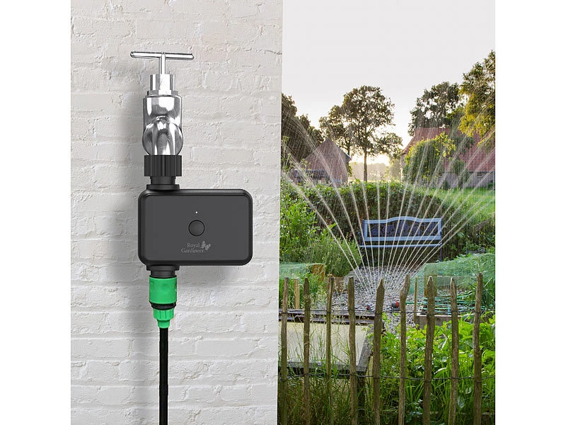 Royal Gardineer Magnetventil Bluetooth:4er-Set Programmierbarer Bewässerungscomputer Mit Bluetooth 5 & App 10 Royal Gardineer Magnetventil Bluetooth:4er-Set Programmierbarer Bewässerungscomputer Mit Bluetooth 5 & App – Bild 8