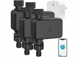 Royal Gardineer Wasserhahn App:4er-Set Bewässerungscomputer Mit WLAN-Gateway & App-Steuerung -Rosenstein & Söhne Shop zx7173 1
