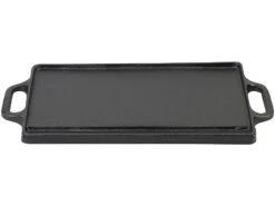 Rosenstein & Söhne Gussplatte:Gusseiserne Wende-Grillplatte Für Ofen, Herd Und Grill, 40 X 20,5 Cm -Rosenstein & Söhne Shop zx7175 10 1