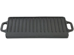 Rosenstein & Söhne Gussplatte:Gusseiserne Wende-Grillplatte Für Ofen, Herd Und Grill, 40 X 20,5 Cm -Rosenstein & Söhne Shop zx7175 11 1