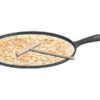 Rosenstein & Söhne Kochgeschirr:Gusseiserne Crêpe-Pfanne Für Grill Und Herd Mit Teigverteiler, 2er-Set