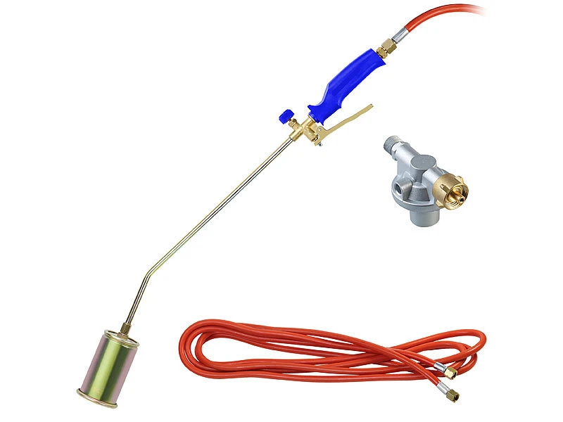 AGT Unkrautvernichter:Profi Gas-Unkrautbrenner Für Große Flächen Inklusive Druckminderer 4 AGT Unkrautvernichter:Profi Gas-Unkrautbrenner Für Große Flächen Inklusive Druckminderer – Bild 2