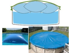 Infactory Poolkissen:4er-Set Aufblasbare Luftkissen Mit Ösen Für Pool-Abdeckplanen -Rosenstein & Söhne Shop zx7195 11 1