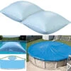 Infactory Luftkissen Gartenpool:2er-Set Aufblasbare Luftkissen Mit Ösen Für Pool-Abdeckplanen