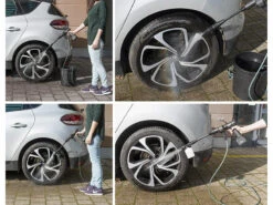 AGT Akku Hochdruckreiniger:Mobiler Akku-Druckreiniger Mit Schaumdüse, 30bar, 33W, 1.500mAh, 22V -Rosenstein & Söhne Shop zx7319 19