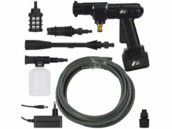 AGT Akku Hochdruckreiniger:Mobiler Akku-Druckreiniger Mit Schaumdüse, 30bar, 33W, 1.500mAh, 22V -Rosenstein & Söhne Shop zx7319 21