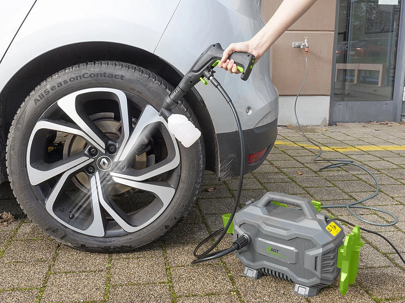 AGT Professional Druckreiniger:Hochdruckreiniger Mit Multi-Lanze, 110 Bar, 1.600 Watt, IPX5 10 AGT Professional Druckreiniger:Hochdruckreiniger Mit Multi-Lanze, 110 Bar, 1.600 Watt, IPX5 – Bild 8