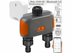 Royal Gardineer Bewässerungscomputer Mit Bluetooth 5, WLAN-Gateway, Versandrückläufer